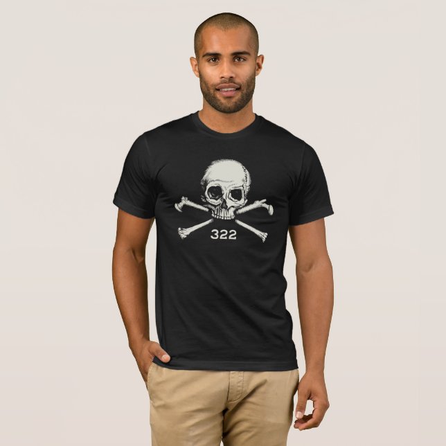 Tシャツ・カットソー SKULL & BONES PRINT T-SHIRT Skull & Bones T-Shirt | Zazzle