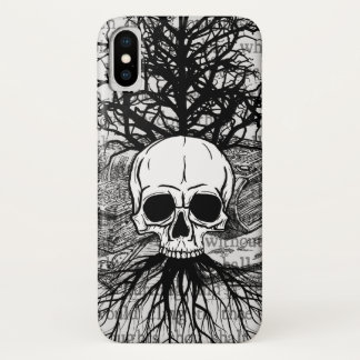 Skull & Books iPhone X Case