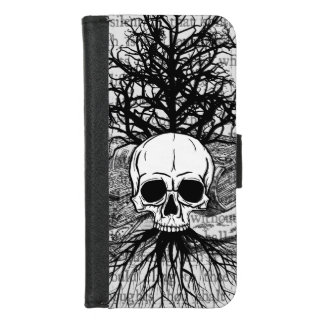 Skull & Books iPhone 8/7 Wallet Case