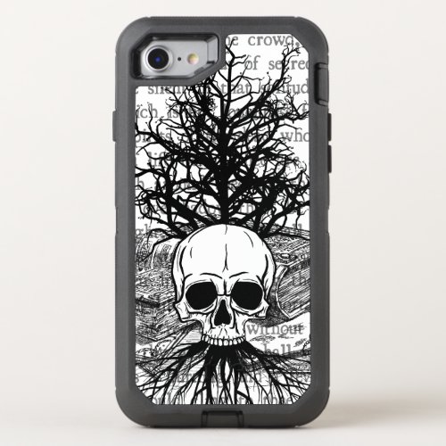  Skull  Books  OtterBox Defender iPhone SE87 Case
