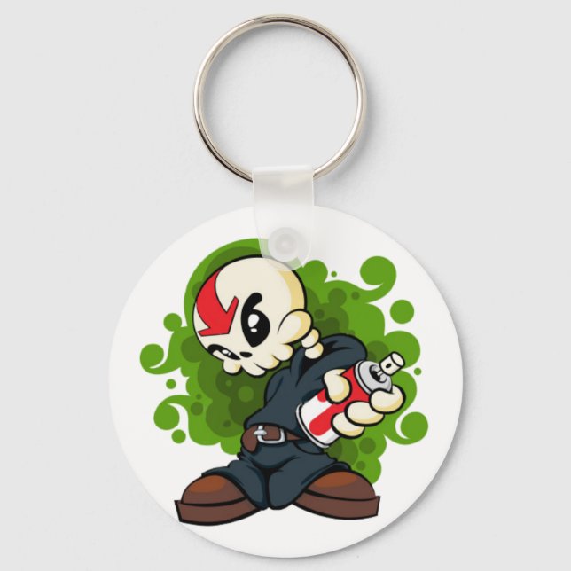 Skull Boy Keychain (Front)