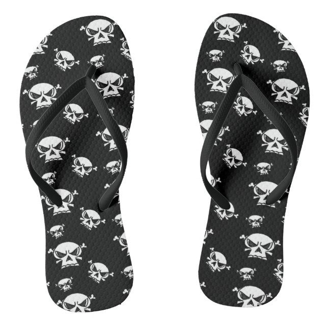 Skull Boys Flip Flops (Footbed)