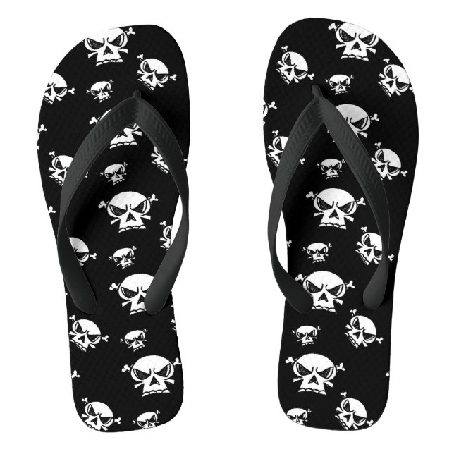 Skull Boys Flip Flops (Footbed)