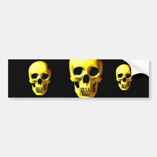 Skull Bumper Sticker