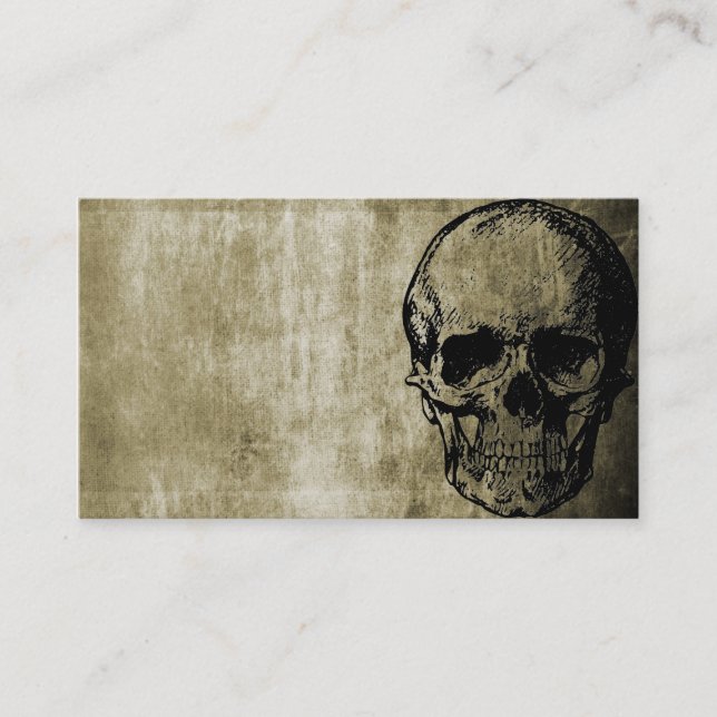 Skull Business Card (Front)