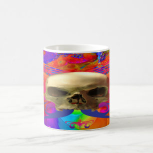 Skull Butterfly in Color Coffee Mug
