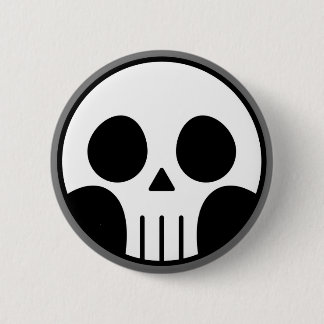 skull button