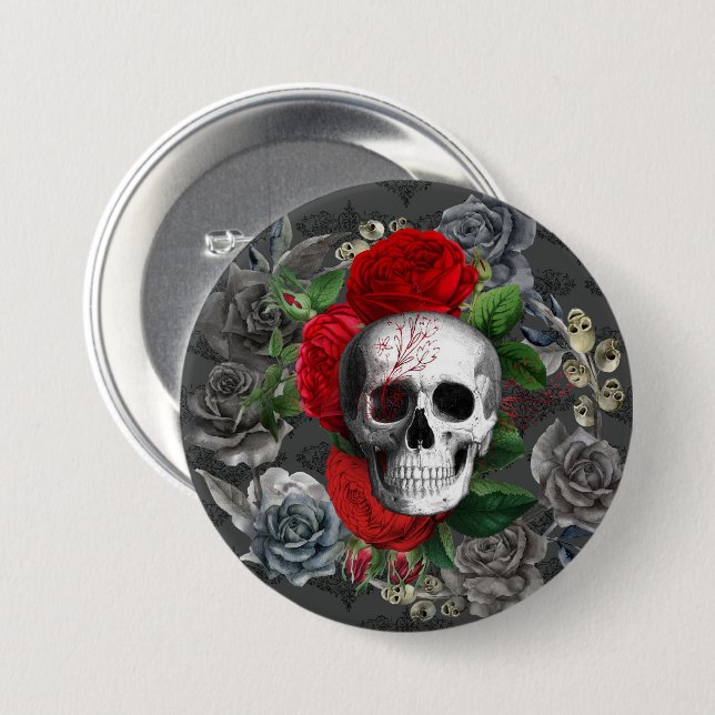 Skull Button (Front & Back)