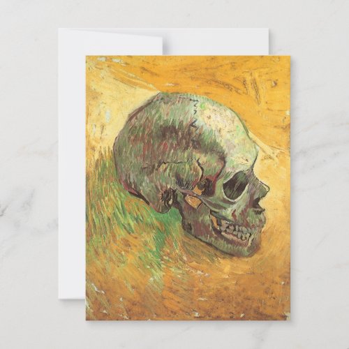 Skull by Vincent van Gogh Vintage Impressionism