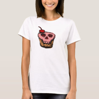 Skull cake with cherry T-Shirt