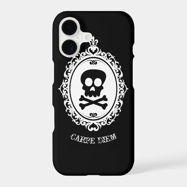 Skull Cameo Case-Mate iPhone Case (Back)