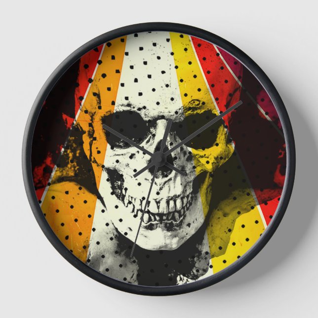 Skull Candy Carnival Wall clock (Front)