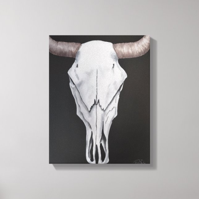 Skull Canvas Print (Front)