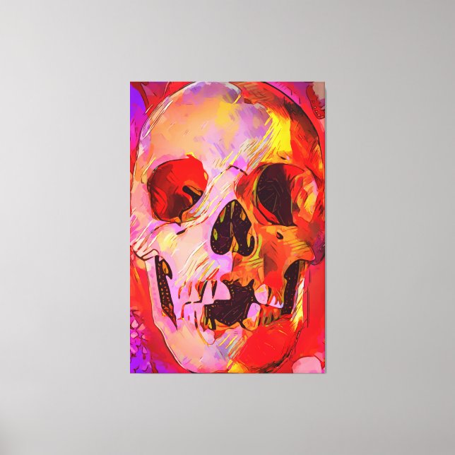 Skull Canvas Print (Front)