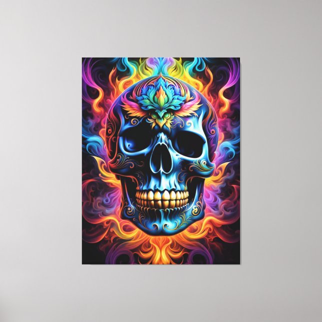 Skull Canvas Print (Front)