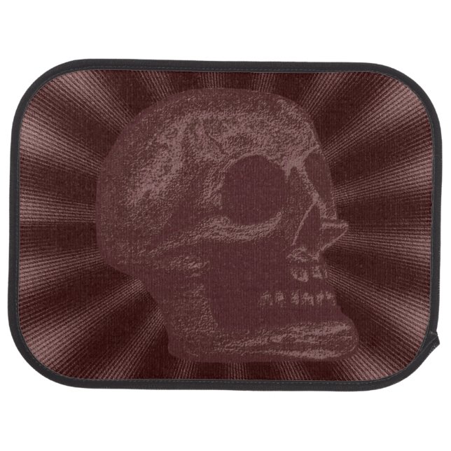 Skull Car Floor Mat (Rear)