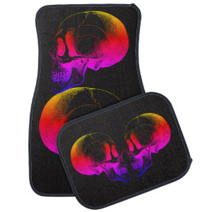 Skull Car Floor Mats (Full Set)
