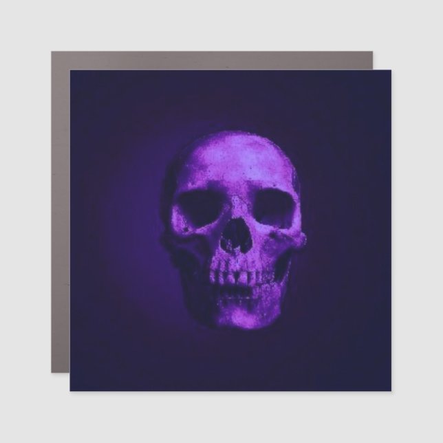 Skull Car Magnet (Front)