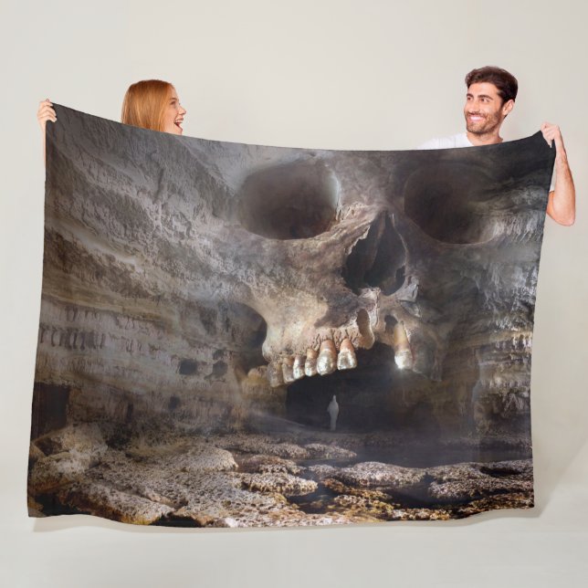 SKULL CAVE FLEECE BLANKET (In Situ)