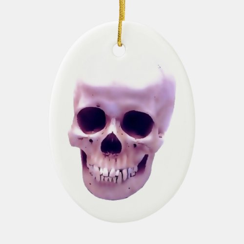 Skull Ceramic Ornament