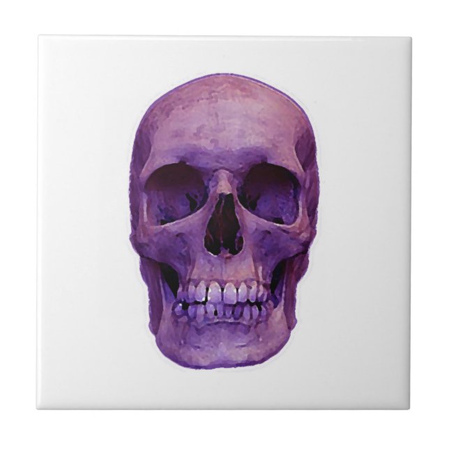 Skull Ceramic Tile (Front)