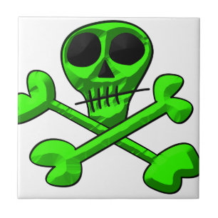 Skull Ceramic Tile