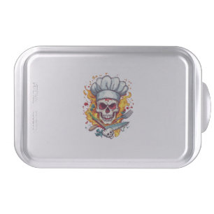 Skull Chef Kitchen Master Cake Pan