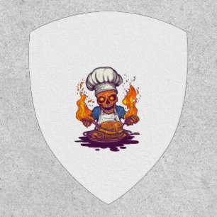 Skull Chef Madness � Funny Cooking Skeleton Patch