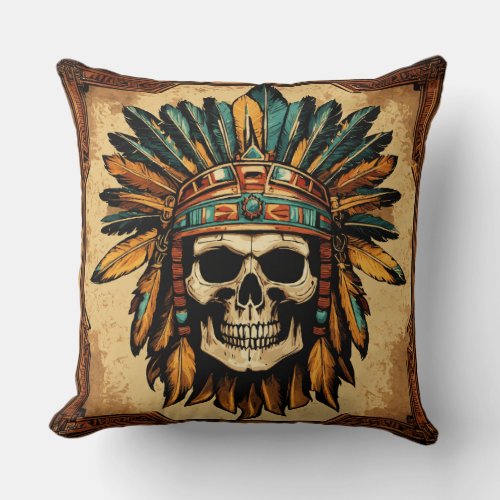 Skull Chic Throw Pillow Collection