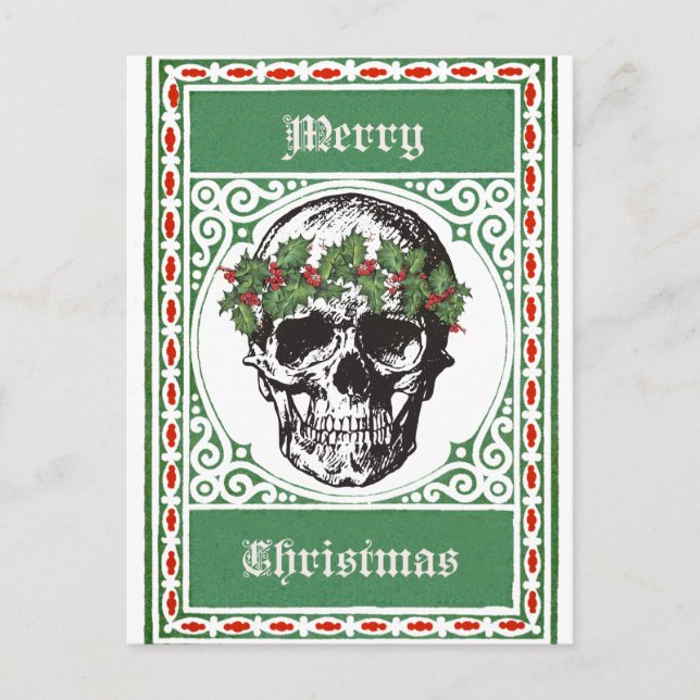 Skull Christmas Card (Front)