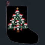 Skull Christmas Tree Pajama Cool Skeleton Santa  Small Christmas Stocking<br><div class="desc">Skull Christmas Tree Pajama Cool Skeleton Santa Hat Xmas</div>