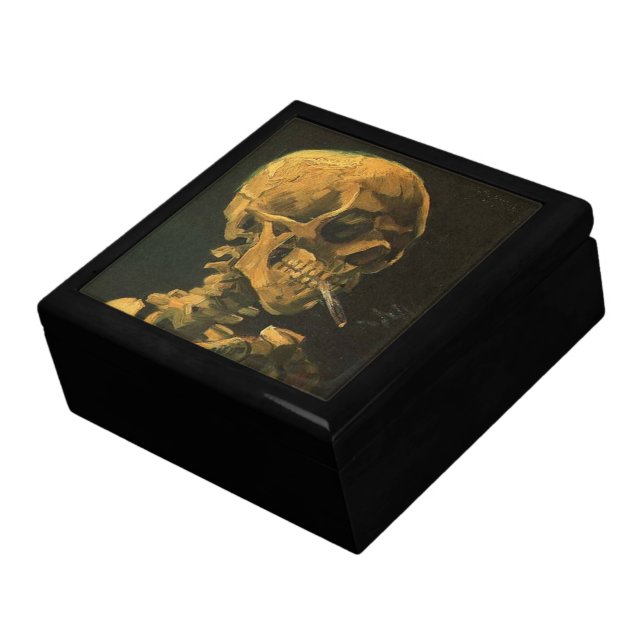 Skull Cigarette Cigar Box (Side)