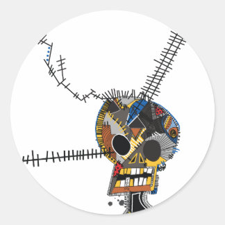 Skull Classic Round Sticker