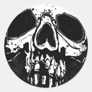 Skull Classic Round Sticker