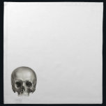 Skull Cloth Napkin<br><div class="desc">Single skull print on lower corner of napkin for those deathly meals.</div>