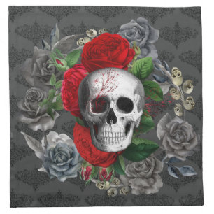 Skull Cloth Napkin