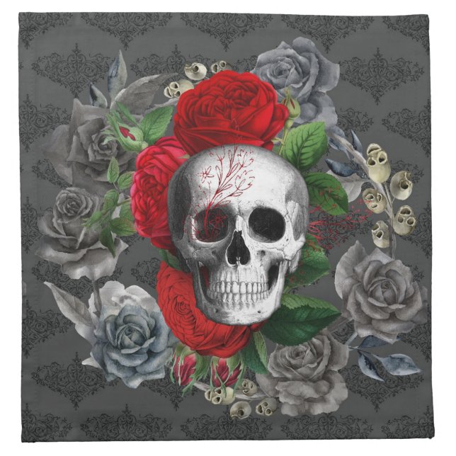 Skull Cloth Napkin (Front)