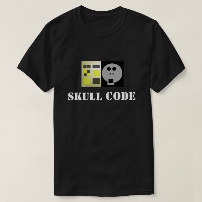 Skull Code V2: Skullnskin Graphics Tee By J.H.T. (Design Front)