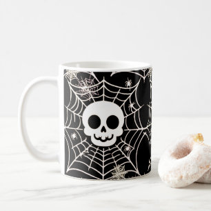 skull coffee mug