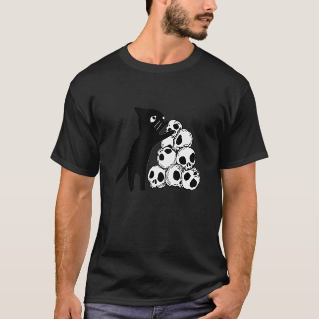 Skull Collection Cat T-Shirt (Front)