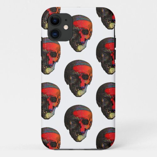 Skull Colorful iPhone 11 Case