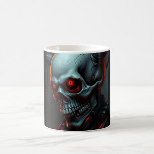 Skull Comics Style Illustration Fantasy Art Coffee Mug