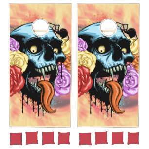 Skull Cornhole Set