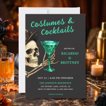 Skull Costumes & Cocktails Adult Halloween Party