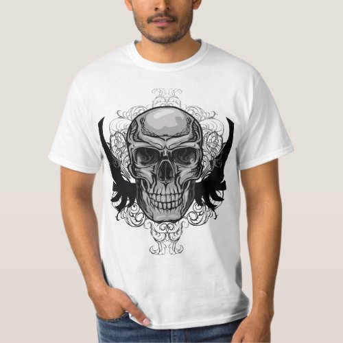 Skull Cranium Head Anatomy Bones Trend Tee 