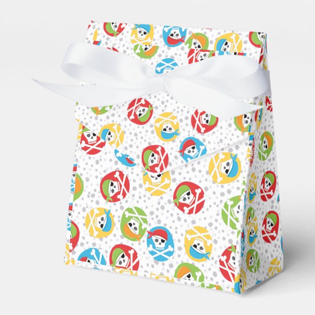 skull Crew Party Pirate Favor Box (Front Side)