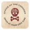 Skull & Cross Bone Halloween Label