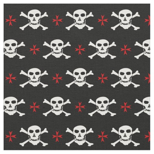 Skull & Cross fashion Fabric - Pirates /Halloween