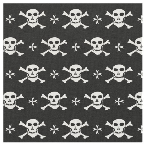 Skull & Cross fashion Fabric - Pirates /Halloween