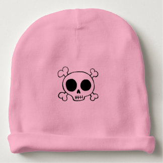 Skull & Crossbones Baby Girl Hat